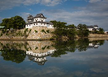 reflective view of the castle