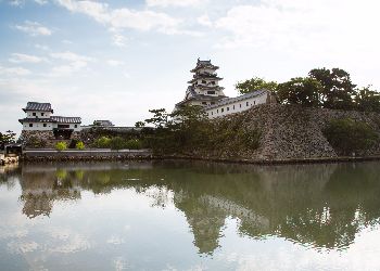 Imabari castle surrounded by water