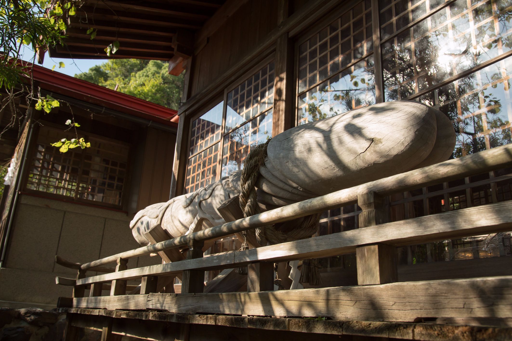 wooden statue